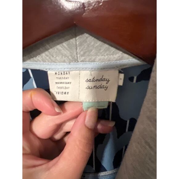 Anthropologie Saturday Sunday Knit Gray Zip Blazer, Size Small, KB374hang - Picture 4 of 5